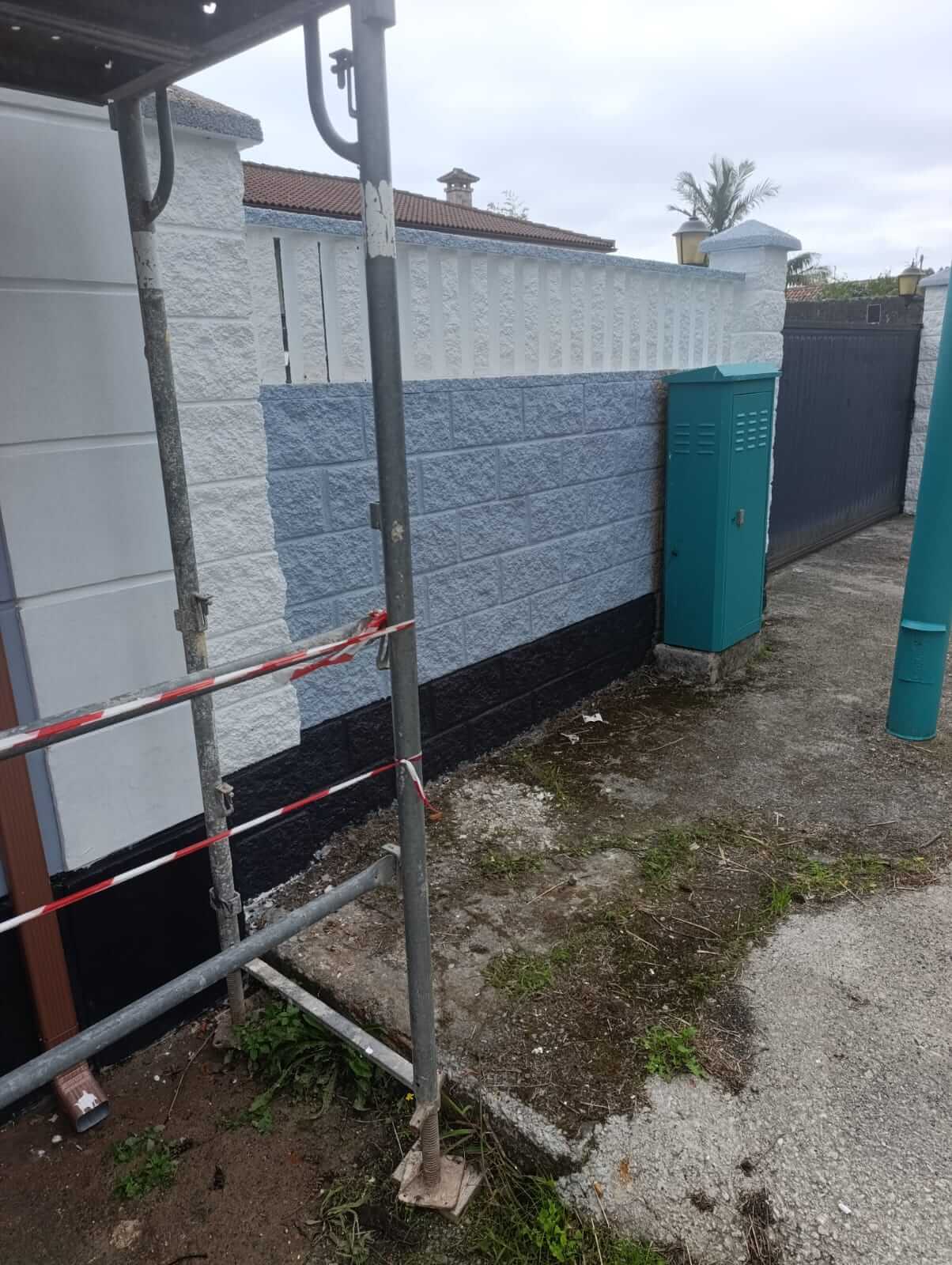 Rehabilitación de fachada en Narón